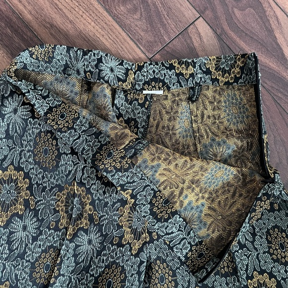 Zara Wide-Leg Cropped Pants - Picture 3 of 3